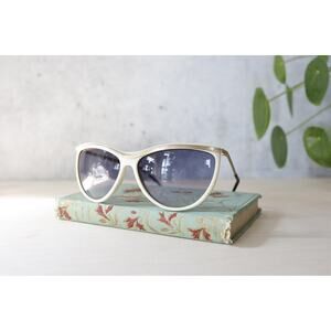 Vintage 1980s Sunglasses NOS Retro Coquette Futuristic